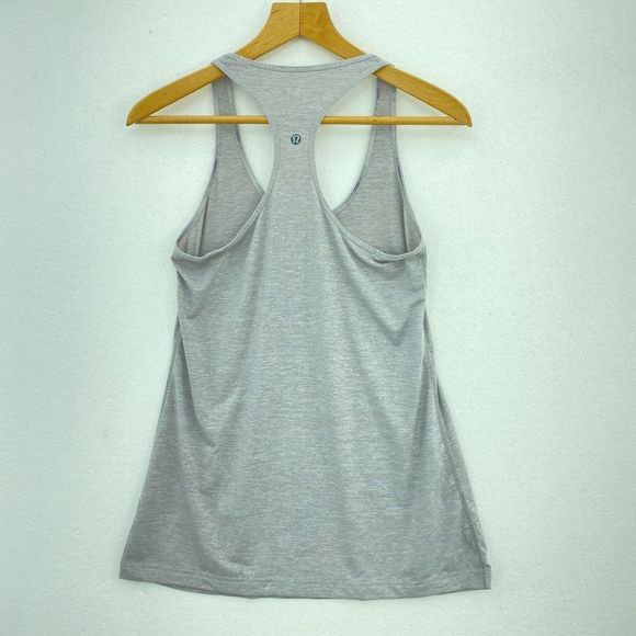 LULULEMON Grey Shimmer Running Tank Top - Picture 5 of 5